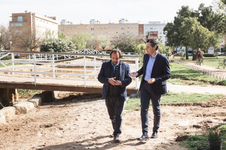 Presentación del estanque de los Jardines Elena Fortún