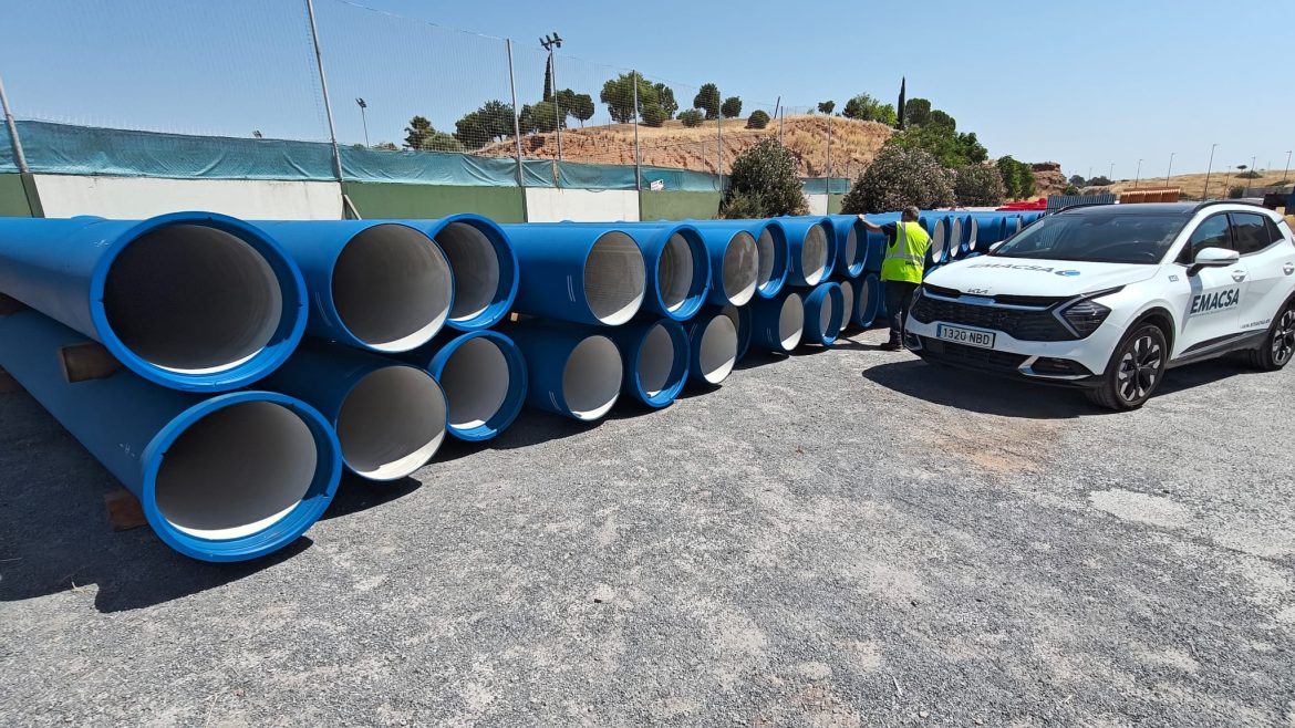 Obra de EMACSA en la calle Ingeniero Ruiz de Azúa