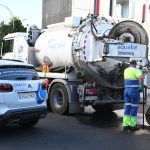Trabajos de limpieza de colectores e imbornales en verano