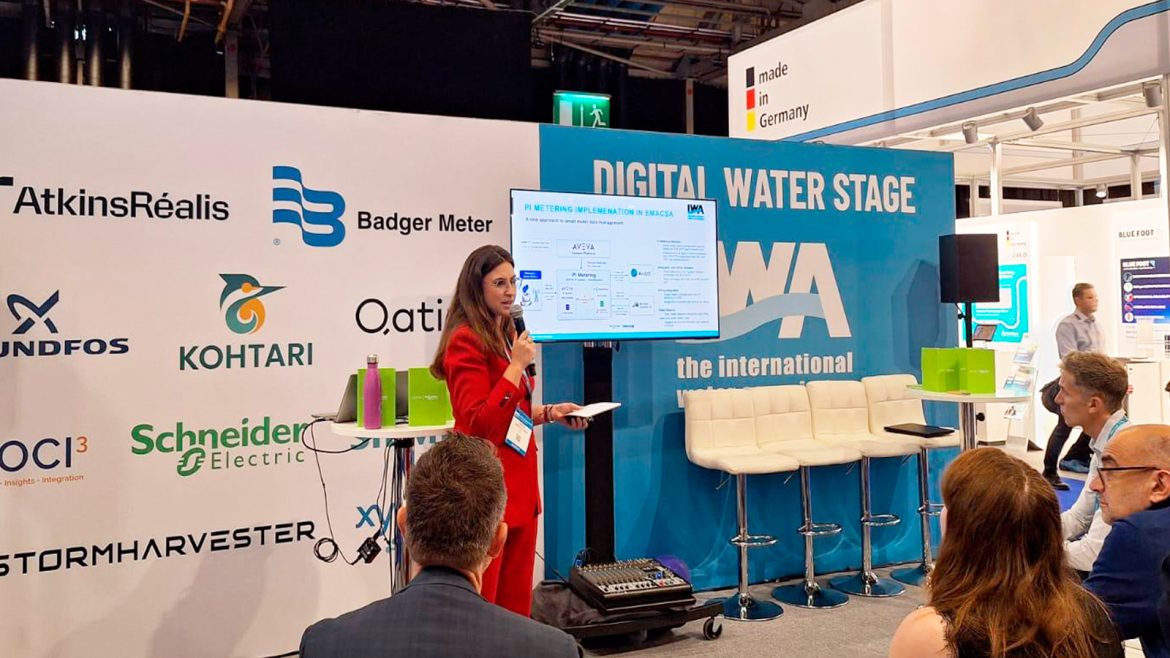 María Teresa Carrillo, en el IWA World Water Congress & Exhibition 2026