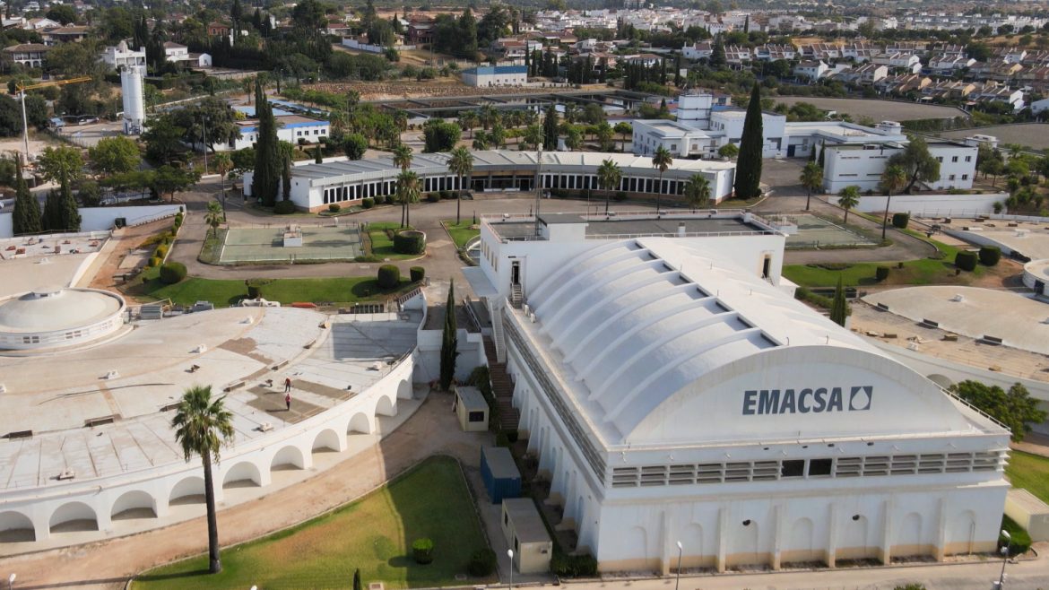 Imagen aérea de ETAP Villa Azul