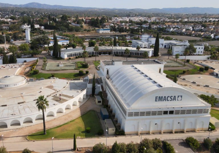 Imagen aérea de ETAP Villa Azul