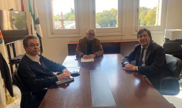 El presidente de EMACSA traslada a su homólogo de CHG “la necesidad y oportunidad de utilizar agua regenerada para Córdoba”