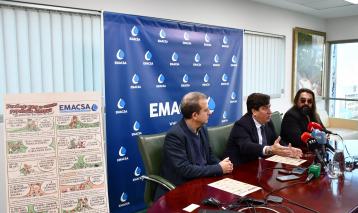 EMACSA presenta un decálogo sobre el uso responsable del agua en formato cómic.