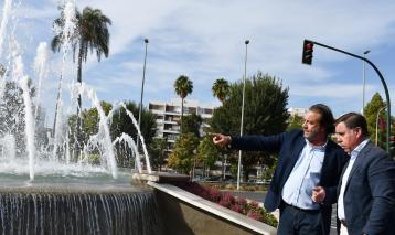 EMACSA concluye la transformación de la fuente de Vallellano con una zona verde ajardinada y un menor consumo de agua